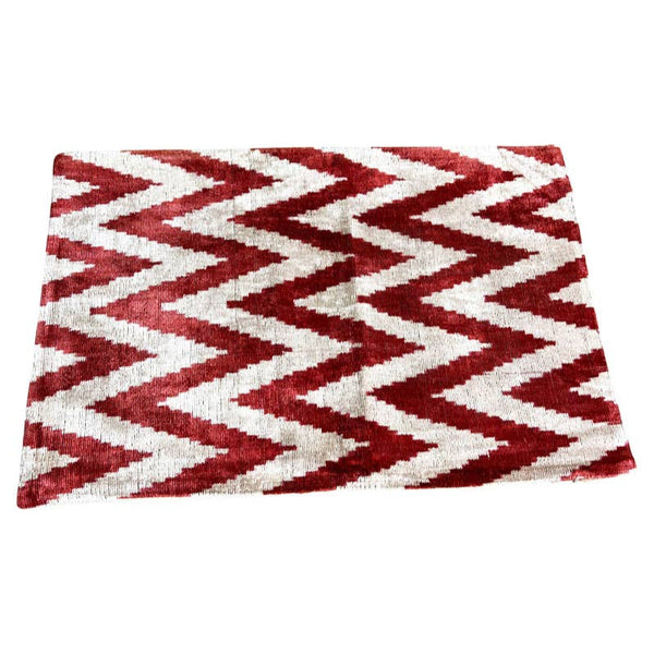 Natto USA - Ikat Handwoven Silk Velvet Pillow Case 21