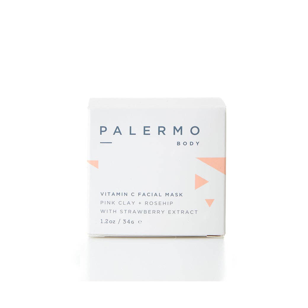 Palermo Body - Vitamin C Facial Mask with French Pink Clay + Rosehip