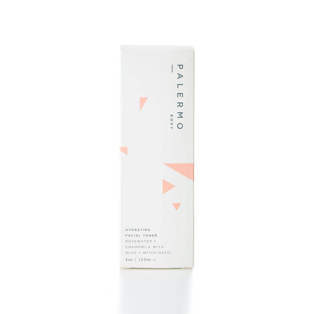 Palermo Body - 4oz | Hydrating Facial Toner - Rosewater + Chamomile