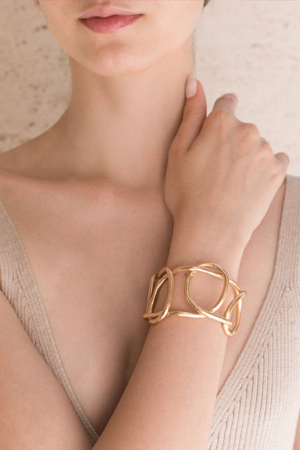 Bracciali - Knot Big Cuff - Giulia Barela Jewelry | Gioielli eleganti e particolari fatti in Italia