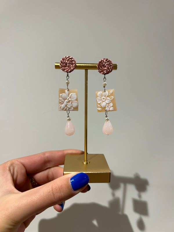 Cameo Pollination Earrings